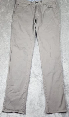 Pantalones Peter Millar Para Hombre 32x32 Gris 5 Bolsillos Ultimate Satén Elastizado Chino Golf Foto 1 de 4