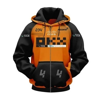 NO BRAND 🎁Unisex F1 Mclaren Lando Norris LN4 Fan's Hoodie Edition Best F1 Gift hoddie