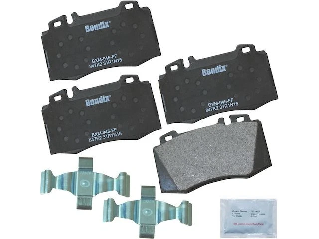 Juego de pastillas de freno delanteras Bendix 71288JJWD 2000 2001 2002 para Mercedes SL500 1999-2006 Foto 1 de 2