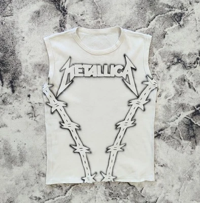 METALLICA майка женщин хлопок S рок мерч винтажный y2k РЕДКАЯ - Изображение 1 из 4