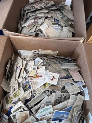 lote de 500 tarjetas antiguas de tabaco/cigarrillo como se ven en esta foto lote años 30+/- Foto 1 de 4