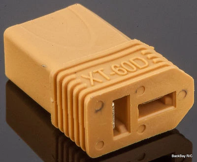Male XT60 to T-Plug (Deans Style) Female Single Piece Turnigy Lipo Adapter - Image 1 of 2