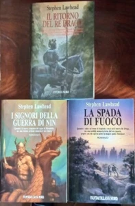 STEPHEN LAWHEAD-TRILOGIA-CICLO DEL RE DRAGO-FANTACOLLANA-NORD OTTIME CONDIZIONI - Foto 1 di 1