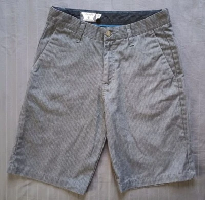 Volcom Chino Shorts Men's Size 28 Gray Striped - Image 1 of 4