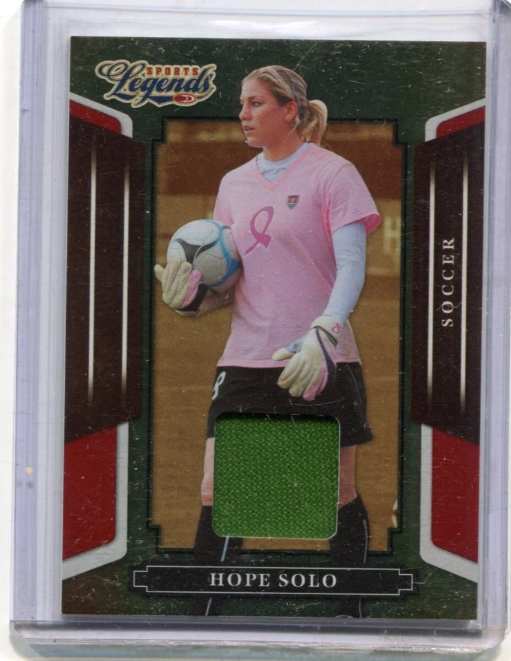 Donruss Sports Legends 2008 - Hope Solo - Reliquia usada - Fútbol femenino de Estados Unidos #d/500 Foto 1 de 1