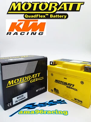 BATTERIA MOTOBATT MTZ5S GEL PRECARICATA SIGILLATA KTM 300 EXC 2010-2011 - Immagine 1 di 4