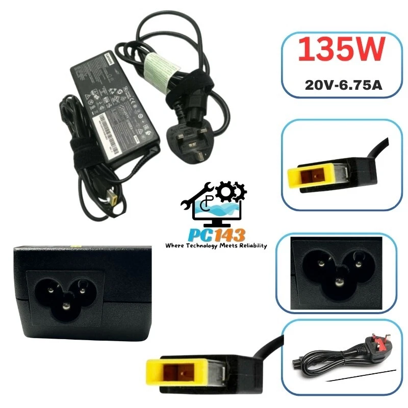 Power4Laptops Netzteil Für Lenovo IdeaPad S340-14API – 20V Ladegerät Mit 4.0x1.7mm Stecker