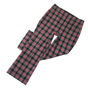 NWT J.Crew Hayden in Red Green Black Stewart Tartan Bi-stretch Wool Pants 6 - Picture 1 of 6