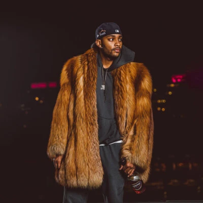 Mens New Fashion Real Red Fox Fur Coats Man Genuine Fur Winter Luxury Jackets - Image 1 of 4