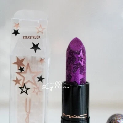 MAC Kiss of Stars Lipstick~STARSTRUCK~Pink/Purple Fuchsia~RARE~Discontinued~NIB - Image 1 of 4