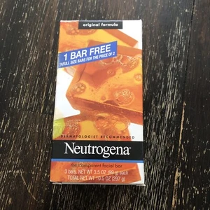 Neutrogena Transparent Facial Bars BONUS PACK 3x 3.5oz - Picture 1 of 2