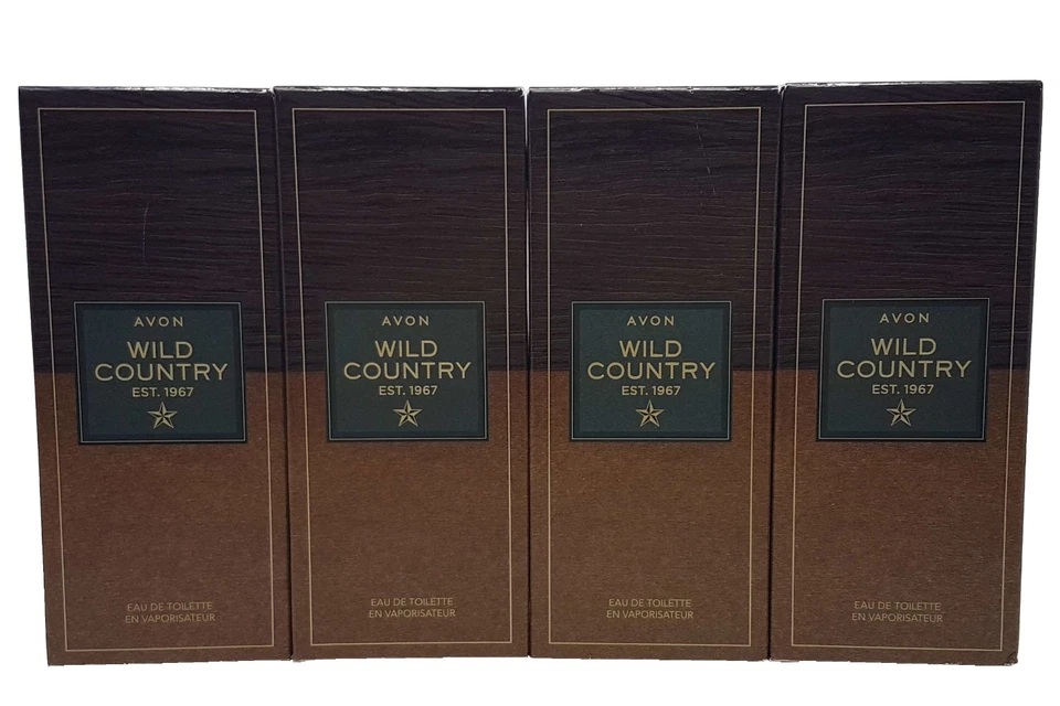 4 x Avon Wild Country Eau de Toilette Herren 75 ml – 2.54 fl.oz - Bild 1 von 1