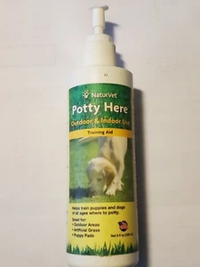 POTTY HERE Training Aid Dog Puppy Outdoor/Indoor Spray 8 oz Sale Helps Dog ResQ - Picture 1 of 4