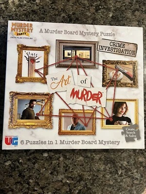 Rompecabezas de tablero de asesinato con estuche de fiesta misterioso de asesinato | El arte del asesinato NUEVO Foto 1 de 2