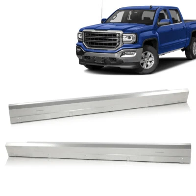 Fit For 2014-18 Chevy Silverado GMC Sierra Extended Cab Outer Rocker Panel Pair - Image 1 of 4