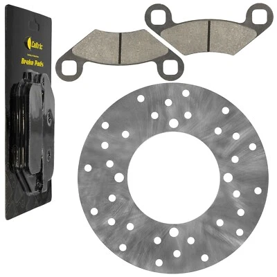 Rear Brake Disc Rotor w/ Pads for Polaris RZR S 800 2010 2011 2012 2013 2014 - Image 1 of 4