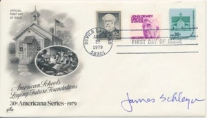#1606 American Schools 30c combo Artcraft cachet First Day cover autographed - Picture 1 of 1