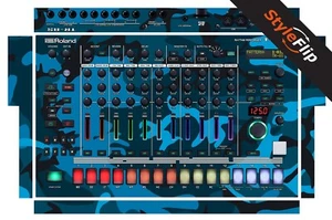 Roland TR-8S Rhythm Composer | Azul Camuflaje | Calcomanía protectora | StyleFlip Skins - Imagen 1 de 1
