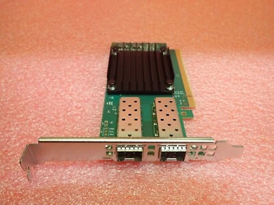 New Dell Mellanox CX512F CONNECTX-5 Dual Port 25GbE SFP28 Network Adapter F7V1F - Image 1 of 4