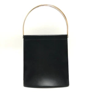 CARTIER Trinity Handbag Bag Hand Hand Bag Leather Black/Gold/SilverHardware - Foto 1 di 12