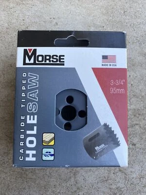 Morse MHST60 Carbide Tip Hole Saw 3-3/4”   95MM - Image 1 of 4