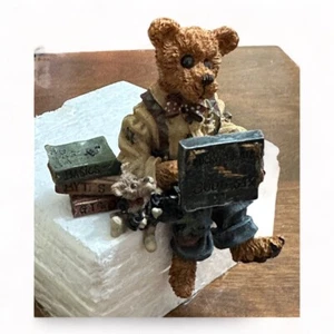 1990s Boyd's Bear Neville Compubear Shelf Sitter Figurine Limited Ed 15E/1032 - Picture 1 of 8