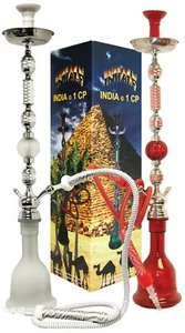 EINATMEN 40 ZOLL SCHÖNE SHISHA MIT GROSSEM SCHLAUCH UND TURMSCHALE - Bild 1 von 9