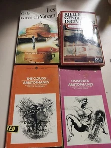 lot of 4 paperbacks IN SWEDISH lysistrata the clouds kjellgenberg - Picture 1 of 2