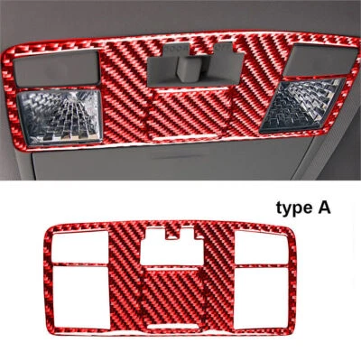 Cubierta de luz superior trasera interior de fibra de carbono para coche Mazda RX-8 vinilo rojo Foto 1 de 4