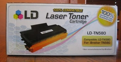 New LD TN580 Tri-color Laser Toner for Brother Printers - Image 1 of 4