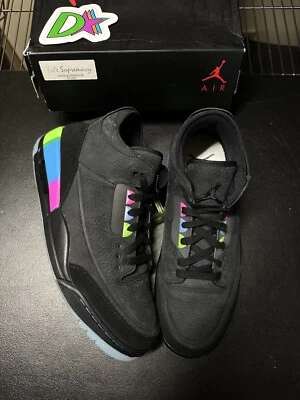 Talla 10.5 - Jordan 3 Quai 54, Original Todo, VNDS, Usado 1x, Auténtico Foto 1 de 4