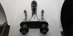 Glacier Bay Constructor 4 Inch Centerset 2-Handle Bathroom Faucet Chrome 217 251 - Picture 1 of 5