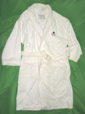 Roupão de banho de luxo ~ Red Lion Hotel ~ Algodão branco tamanho único ~ Cypress Hotel & Spa - Imagem 1 de 4