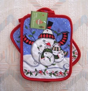 Pupazzo di neve Natale set portavaso Kay Dee Holly Jolly modello natalizio - Foto 1 di 2