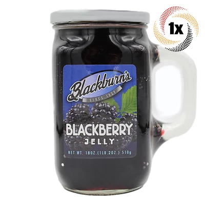 1x Taza Blackburn's Sabor Blackberry Tazas de Jalea Sin Grasa | 18oz | Fácil de Esparcir Foto 1 de 2