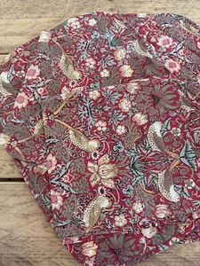 William Morris Red Strawberry Thief Gesteppt Baumwolle 2er Pack Tischsets 2 Servietten - Bild 1 von 4