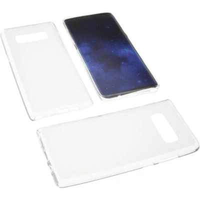 Custodia per Samsung Galaxy Note 8 Custodia Cellulare TPU Gomma Trasparente - Immagine 1 di 4