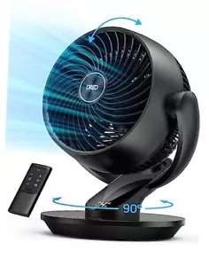 Fan for Whole Room, 70ft Powerful Airflow, 13 Inch Quiet Fans Black - Picture 1 of 7