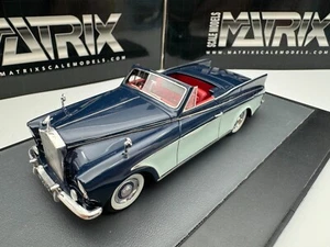 Matrix 1/43 Rolls Royce Silver Cloud Freestone & Webb DHD Blue #167 - Picture 1 of 8