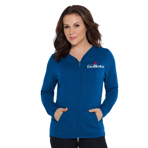 Touch by Alyssa Milano NBA New Jersey Nets Tackle Hoodie, Medium, Royal Cover