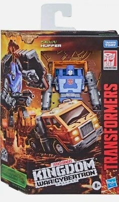 Transformers Kingdom Deluxe Huffer Figure War for Cybertron New WFC Toy Sale - Image 1 of 3