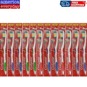 Colgate Premier Clean Bi-level Bristles Toothbrush, Firm, 12-pieces *NEW* - Picture 1 of 2