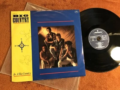big country in a 12" ep SIGNED 1983 mercury album orig germany stuart adamson! - Image 1 of 4