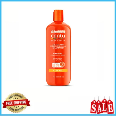 Масло канту ши для натуральных волос без сульфатов очищающий крем шампунь, 13,5 унц - Изображение 1 из 4