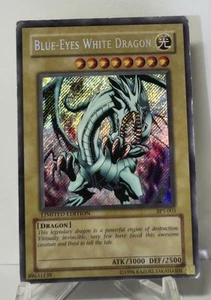 Blue-Eyes White Dragon BPT-003 Secret Rare Limited Edition Yugioh TCG HP - Picture 1 of 2
