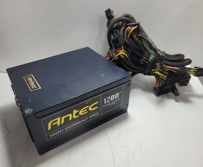 Antec 1200 HCP-1200 80 Plus Gold 1200W Desktop Power Supply #0138 - Image 1 of 4