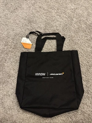 Новый официальный MCLAREN Indy автомобиля команды выпуск черная сумка с короткими ручками с ярлыками редкая - Изображение 1 из 4