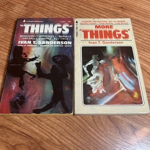 THINGS  + MORE THINGS Ivan Sanderson, PB Books; Strange Uncanny Monsters Marvels - Picture 1 of 10