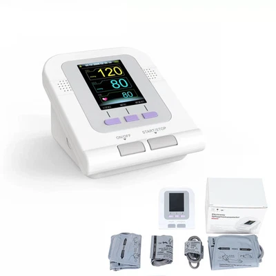 Monitor de presión arterial digital adulto/pediátrico brazo superior 4 puños BP automático  Foto 1 de 4