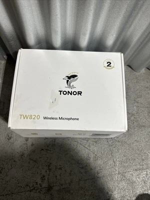 TONOR TW-820 Wireless Microphone Metal Dual Professional UHF Cordless Dynamic - Image 1 of 4